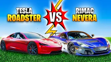 Duel électrique : Rimac Nevera vs Tesla Roadster