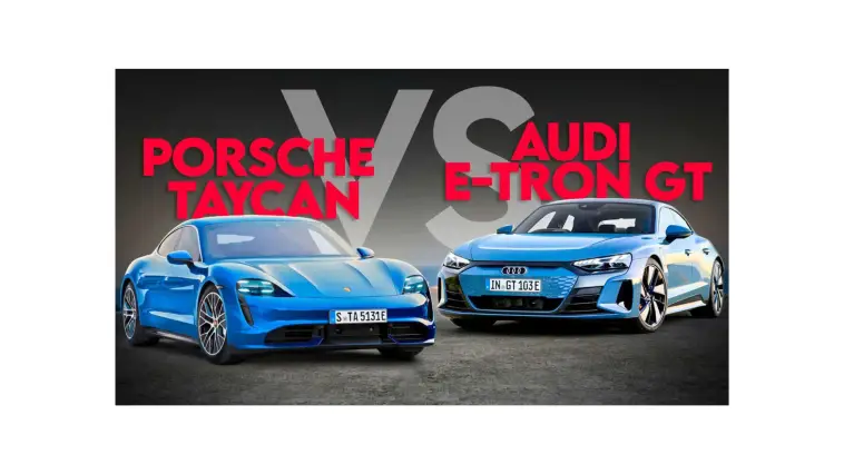 Audi e-tron GT vs Porsche Taycan : Quel sportif électrique es-tu ?