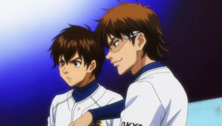 Ace of Diamond : Duel entre Eijun Sawamura et Kazuya Miyuki