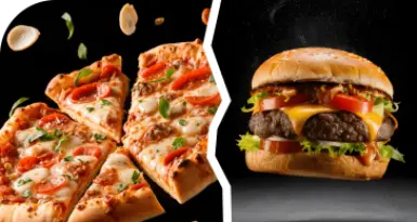 🍕 Pizza 🆚 🍔 Burger : Quel emblème es-tu ?
