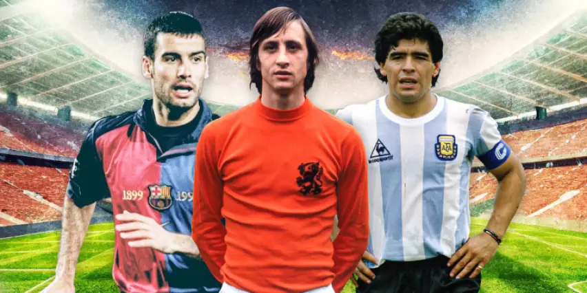 Quel style de football vous ressemble : Cruyff, Guardiola, Maradona