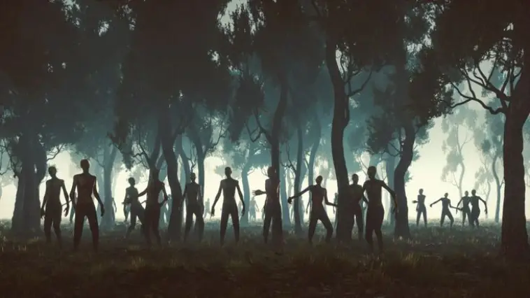 Quelle série TV met en scène un groupe de survivants essayant de survivre à une apocalypse zombie?