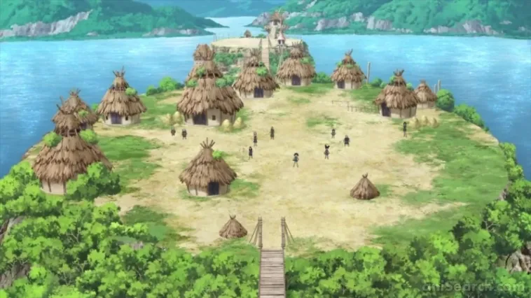 Quel est le nom du village où Senku et les autres établissent leur base scientifique ?