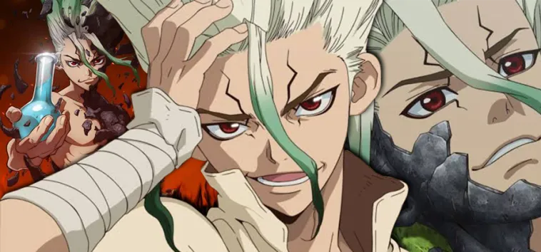 Quelle est la première invention majeure réalisée par Senku après le réveil ?