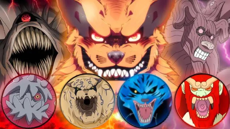Quelle est la bête à queues scellée en Naruto Uzumaki 