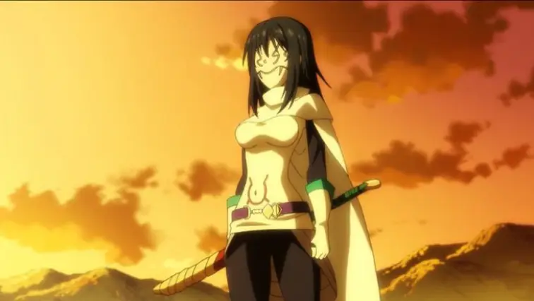 Quelle est la classe de Shizu, l'ancienne héroïne japonaise qui rencontre Rimuru dans le monde de Tempest ?