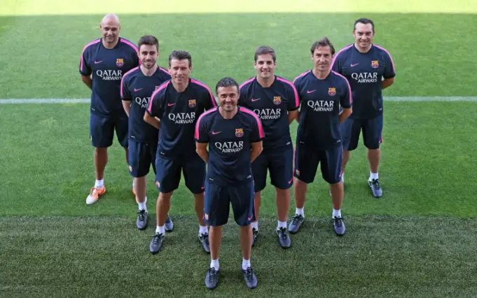 Combien de saisons Luis Enrique a-t-il passées en tant qu'entraîneur du FC Barcelone ?