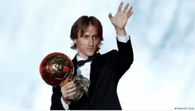 En quelle année Luka Modrić a-t-il remporté le Ballon d'Or ?