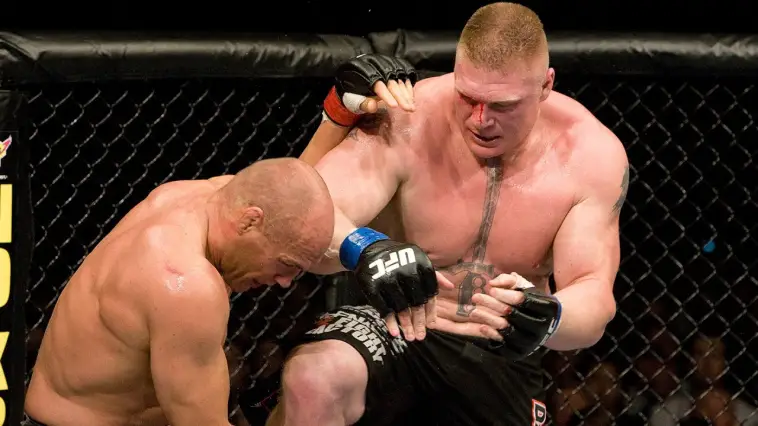  En quelle année Brock Lesnar a-t-il fait ses débuts dans les arts martiaux mixtes (MMA) ?