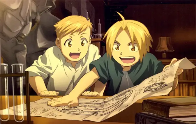 Quelle est la quête principale des frères Elric dans "Fullmetal Alchemist: Brotherhood" ?