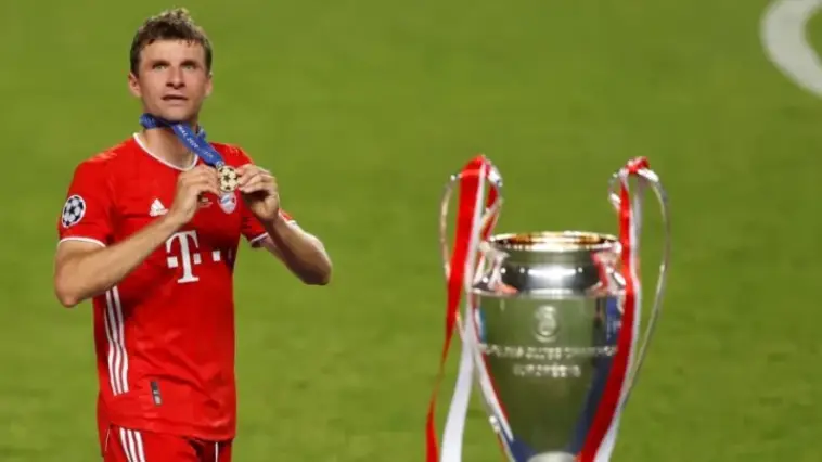 Combien de fois Thomas Müller a-t-il remporté la Ligue des champions de l'UEFA avec le Bayern Munich ?