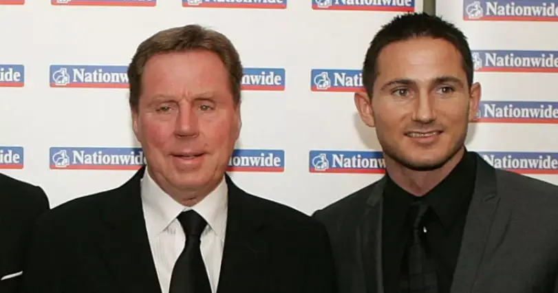 Quel est le lien familial entre Frank Lampard et l'ancien entraîneur de football Harry Redknapp ?
