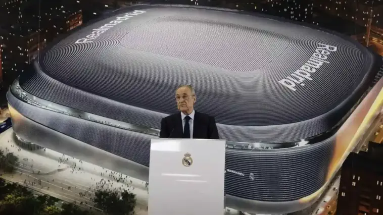 Quel stade est en cours de rénovation sous la direction de Florentino Pérez ?