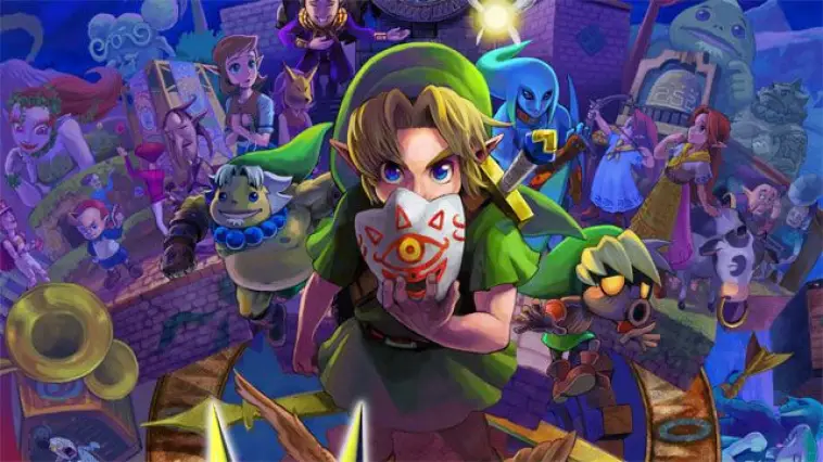 Quelle est la quête principale de Link dans "The Legend of Zelda: Majora's Mask" ?