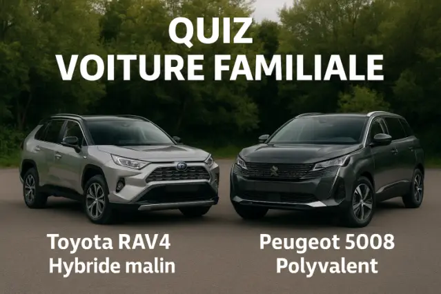 Quelle voiture familiale serait ton choix idéal ?