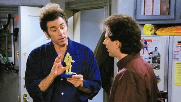 Quelle est la phrase que Jerry utilise pour décrire son ami fou, Kramer ?