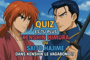 Es-tu plus Kenshin Himura ou Saito Hajime dans Kenshin le vagabond ?