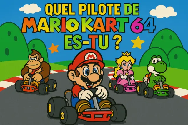 Quel pilote de Mario Kart 64 es-tu ?