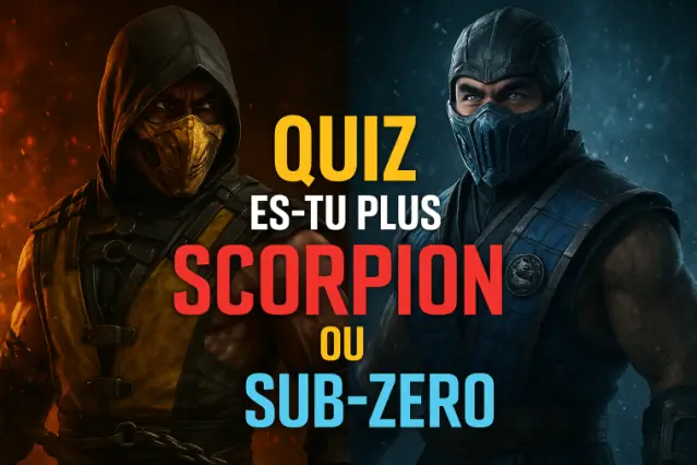 Es-tu plus Scorpion ou Sub-Zero dans Mortal Kombat ?