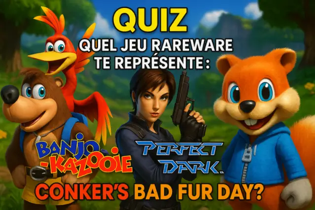 Quel jeu Rareware te représente ?