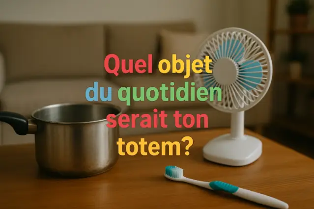 Quel objet du quotidien serait ton totem ?