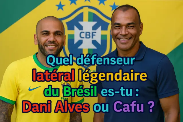 Quel latéral légendaire du Brésil es-tu : Dani Alves ou Cafu ?