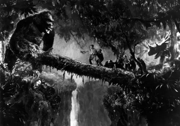 Quelle est la taille approximative de King Kong dans le film original de 1933 ?
