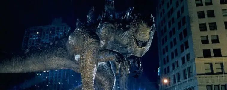 Quelle est la taille approximative de Godzilla dans le film de 1998 ?