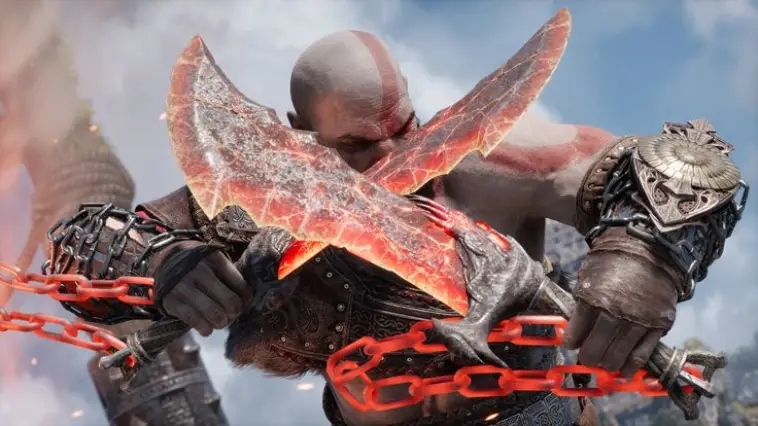 Quelle arme emblématique Kratos utilise-t-il dans les premiers jeux de la série avant d'adopter la hache Leviathan ?